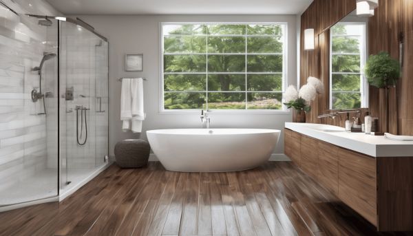 Mettre du parquet contrecollé dans une salle de bain : bon choix ?